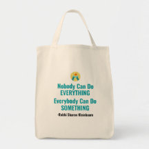 “Everybody Can Do Something” Tote Bag