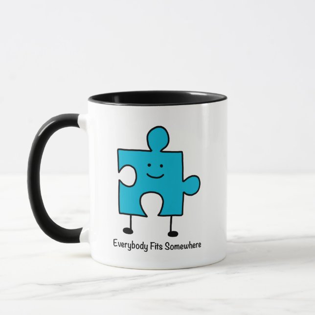 Everybody Fits Somewhere Mug (Left)