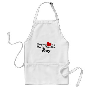 Everybody Hearts a North Carolina Boy Standard Apron