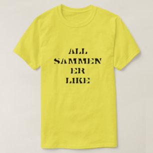 everybody is alike in Norwegian yellow T-Shirt