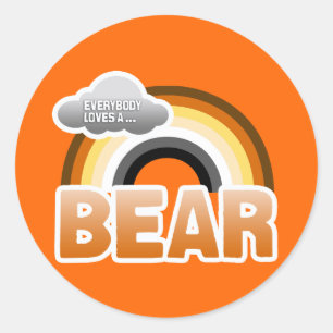 Everybody Loves a Bear Classic Round Sticker