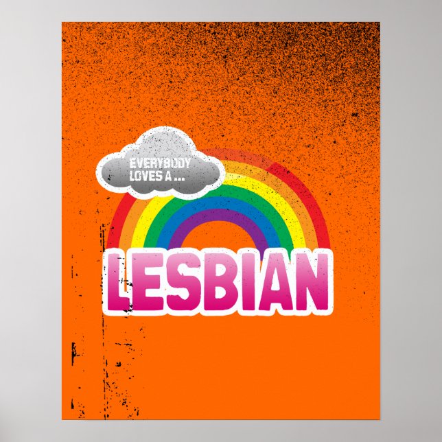 EVERYBODY LOVES A LESBIAN POSTER (Front)