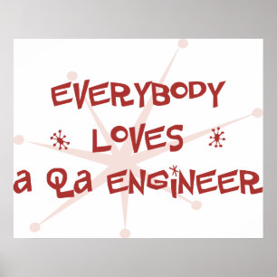 Everybody Loves A QA Engineer Poster