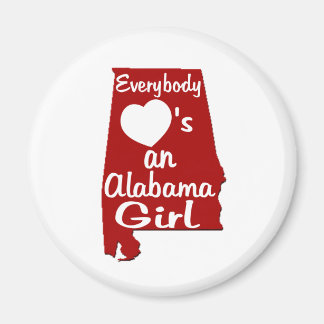 Everybody Loves an Alabama Girl Magnet