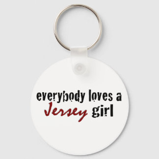 Everybody Loves Jersey Girl Key Ring