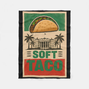 Everybody Loves Tacos! Let's Go Taco! Soft Taco Me Fleece Blanket