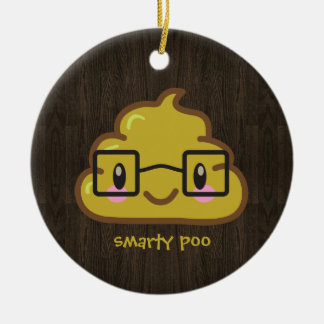 everybody poops ceramic tree decoration