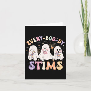 Everyboody Stims Halloween Special Education Spook Card