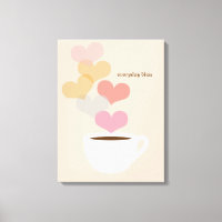 Everyday Bliss Coffee Love Art Canvas
