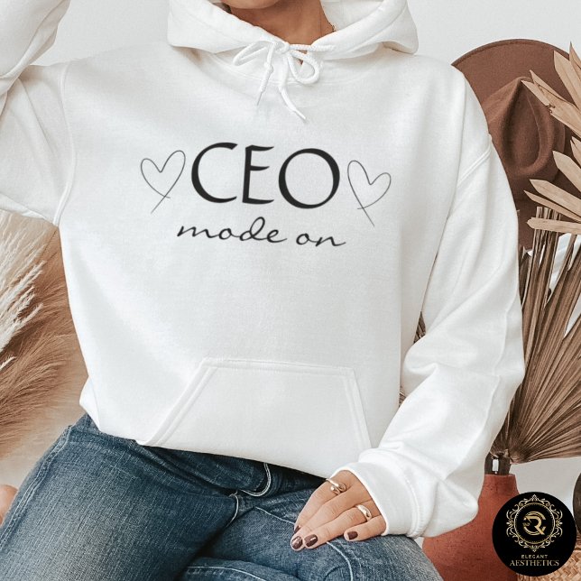 Everyday Casual Hoodie – CEO Mode On (Creator Uploaded)