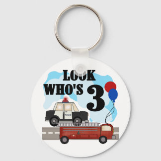 Everyday Heroes 3rd Birthday Tshirts and Gifts Key Ring