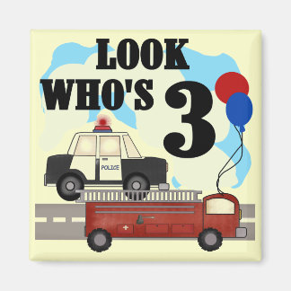 Everyday Heroes 3rd Birthday Tshirts and Gifts Magnet