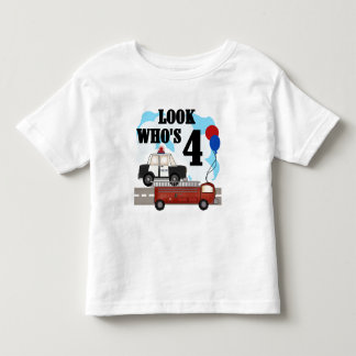 Everyday Heroes 4th Birthday Toddler T-Shirt