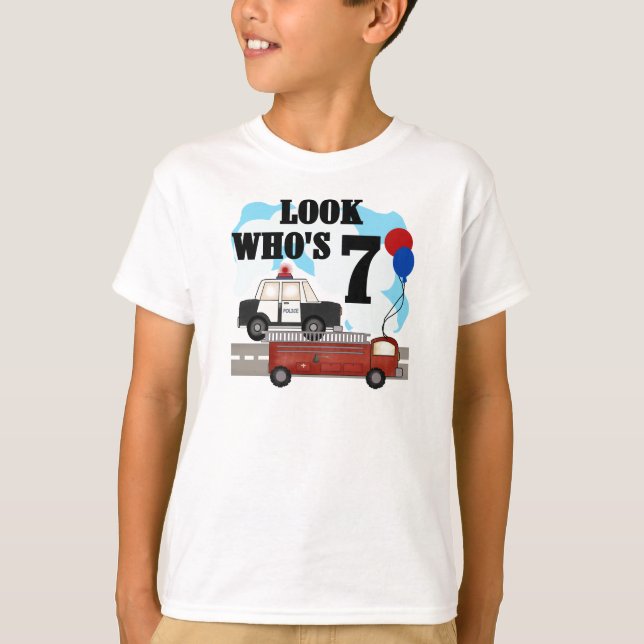 Everyday Heroes 7th Birthday T-Shirt (Front)