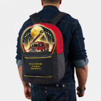 Everyday Heroes Firetruck Under The Golden Moon