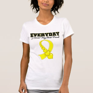Everyday I Miss My Best Friend Military T-Shirt