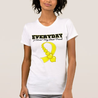 Everyday I Miss My Best Friend Military T-Shirt