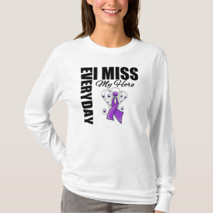 Everyday I Miss My Hero Pancreatic Cancer T-Shirt