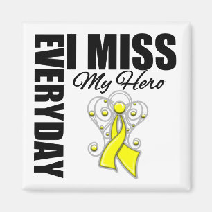 Everyday I Miss My Hero Suicide Prevention Magnet