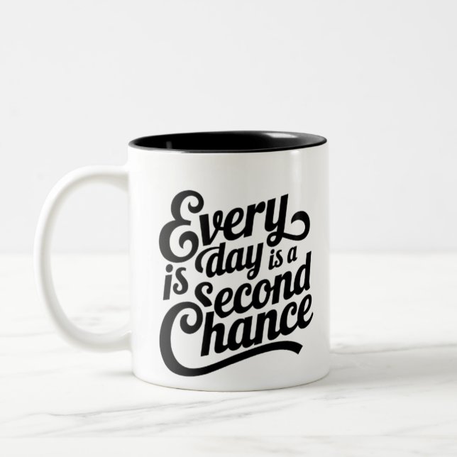 Everyday is a Chance - Mathematical Art Mug (Left)