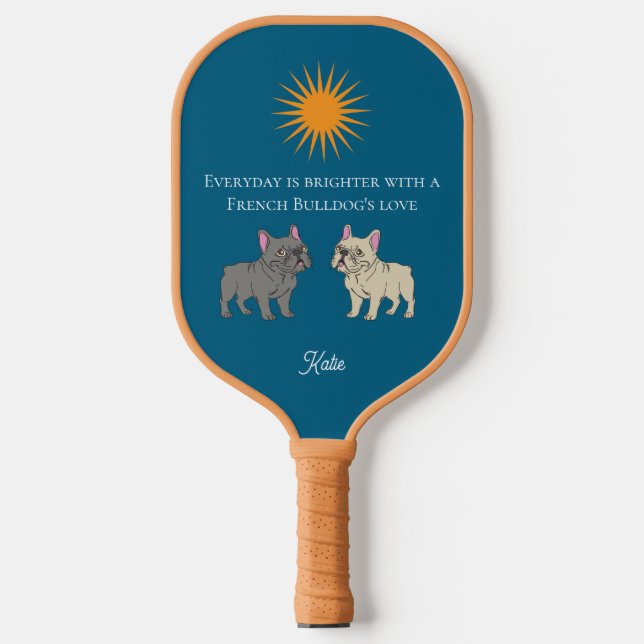 Everyday is brighter pickleball paddle (Front)
