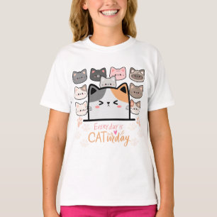 Everyday is Cat-urday T-Shirt