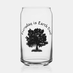 Everyday is Earth Day Design Can Glass