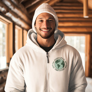 Everyday Is Earth Day - Vintage Green Earth Lover Hoodie