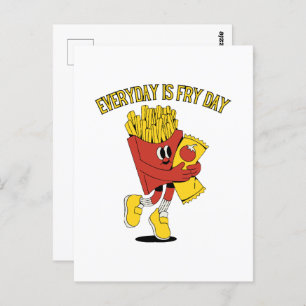 Everyday Is Fry Day Postcard