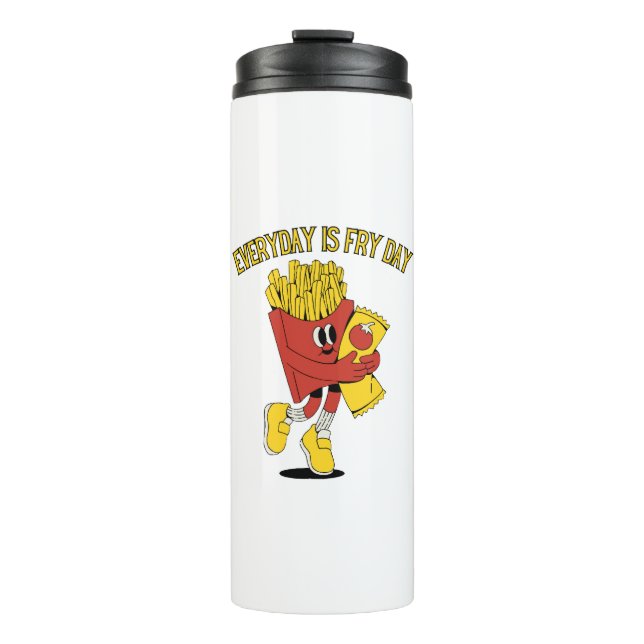 Everyday Is Fry Day Thermal Tumbler (Front)