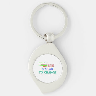 Everyday Is The Best Day Metal Keychain