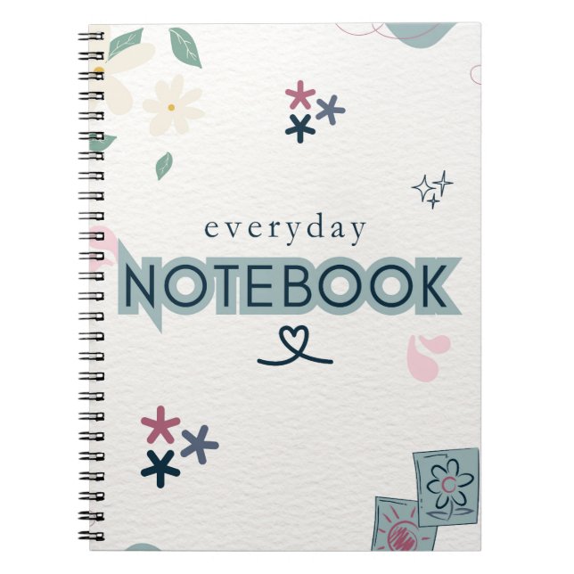 everyday love, notebook for daily notes (Front)