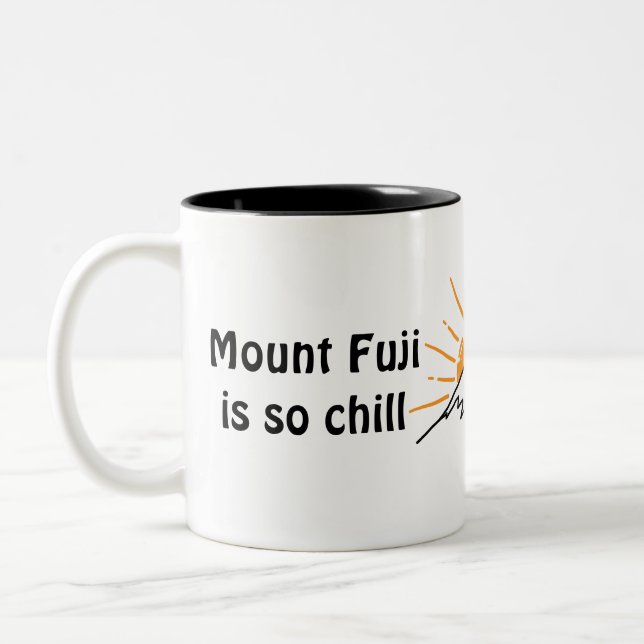 Everyday Prints with Personal Meaning Two-Tone Coffee Mug (Left)