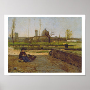 Everyday Scene, near Florence, c.1865 Poster