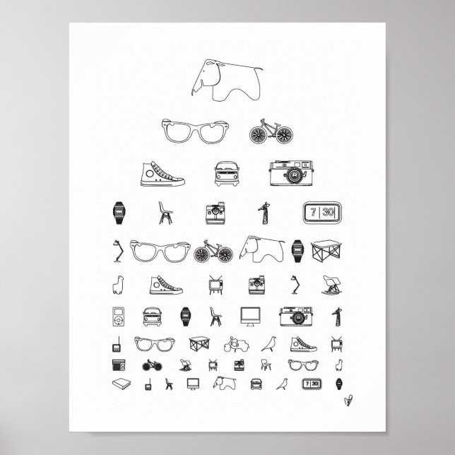 Everyday - white poster (Front)