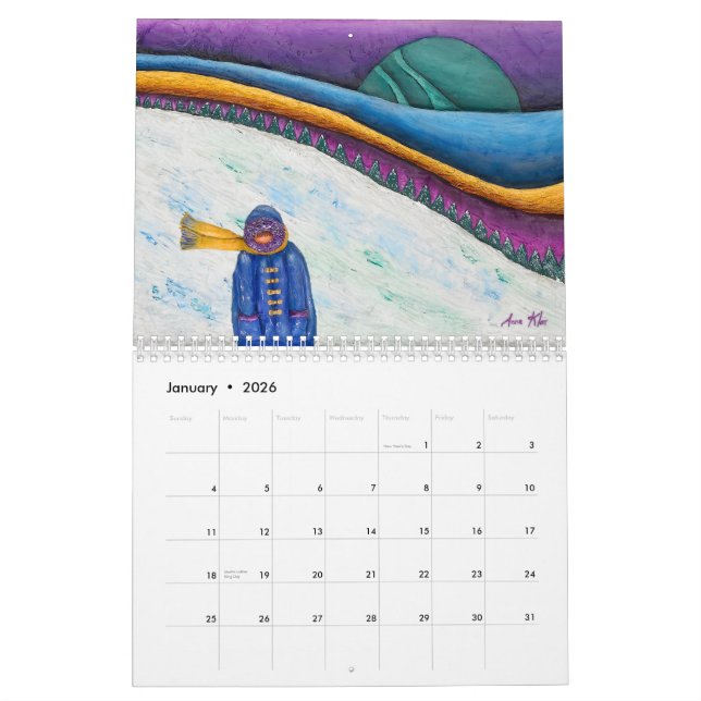Everyhing Was Illuminated 2014 Calendar Anne Klar (Jan 2026)