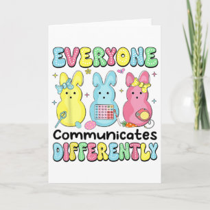 Everyone Communicates Differently Easter Speech Th Card
