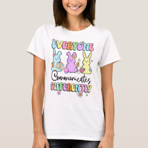 Everyone Communicates Differently Easter Speech Th T-Shirt