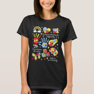 Everyone Communicates Differently Sped Autism Awar T-Shirt