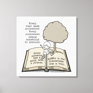 Everyone Has a Story Canvas Print