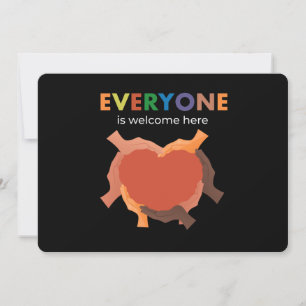 Everyone Is Welcome Here Diversity Inclusion Equal Invitation