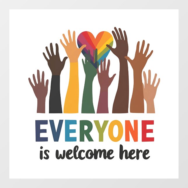 Everyone Is Welcome Here Idaho Teacher (Sheet)