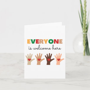 Everyone Is Welcome Here Idaho Teacher 11  Card