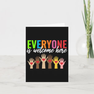 Everyone Is Welcome Here Idaho Teacher 20 Card