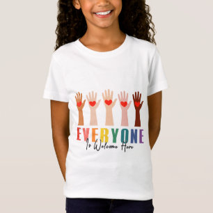 Everyone Is Welcome Here Idaho Teacher 24 T-Shirt