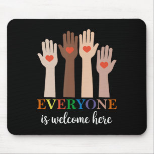 Everyone Is Welcome Here Idaho Teacher 73 Mouse Pad
