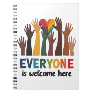 Everyone Is Welcome Here Idaho Teacher Notebook
