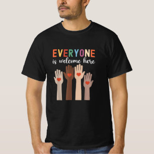 Everyone Is Welcome Here Idaho Teacher T-Shirt
