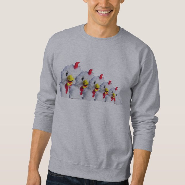 Everyone Likes Chicken Men's Sweatshirt (Front)