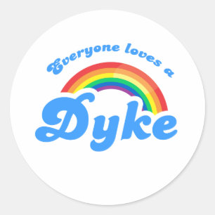 Everyone loves a ... classic round sticker